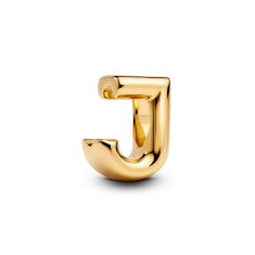 image of Pandora Letter J Alphabet Gold-Plated Charm with sku:20567426