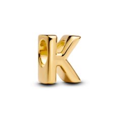 Pandora Letter K Alphabet Gold-Plated Charm