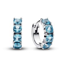 image of Pandora Timeless Light Blue Hoop Earrings with sku:20568036