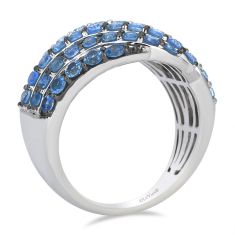 Le Vian® Denim Ombré® Sapphire 14k Vanilla Gold® Swirl Ring