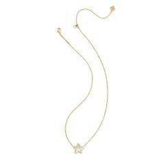 Kendra Scott Cassidy Short Pendant Necklace in Ivory Mother-of-Pearl