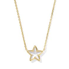 Kendra Scott Cassidy Short Pendant Necklace in Ivory Mother-of-Pearl 1