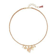 Kendra Scott Oleana Charm Necklace, Gold-Plated