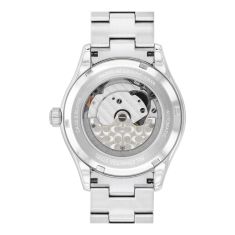COACH Brooks Automatic Crystal Accent Gray Dial Stainless Steel Bracelet Watch 36mm - 14504522