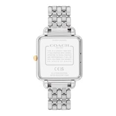 COACH Cass Crystal Accent Black Dial Two-Tone Stainless Steel Watch Bracelet 28mm - 14504496