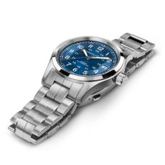 Hamilton Khaki Field Automatic Navy Blue Sunray Dial Stainless Steel Watch 38mm - H70455140