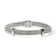 John Hardy Icon Link Sterling Silver Flat Chain Bracelet