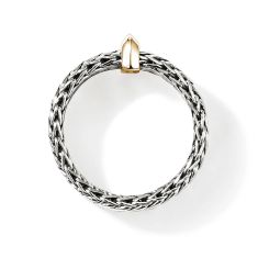 John Hardy Icon Link Two-Tone Bar Ring - Size 7