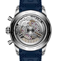 Breitling Superocean Heritage B01 Chronograph 42 Blue Dial Blue Rubber Strap Watch 42mm - AB0156161C1S1