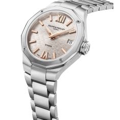 Baume & Mercier Riviera 10810 Quartz Silver Dial Stainless Steel Bracelet Watch 33mm - M0A10810