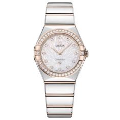 OMEGA Constellation Quartz Diamond Mother-of-Pearl Dial Steel and Sedna Gold Watch 28mm - O13125286055003 1
