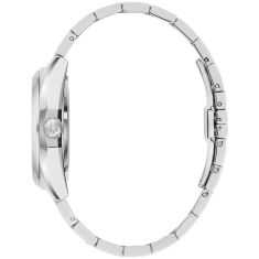 Bulova Surveyor Automatic Light Blue Dial Stainless Steel Bracelet Watch 39mm - 96B469