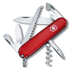 Victorinox Swiss Army Camper Pocket Knife in Red