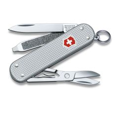 Victorinox Swiss Army Classic SD Silver Alox Pocket Knife