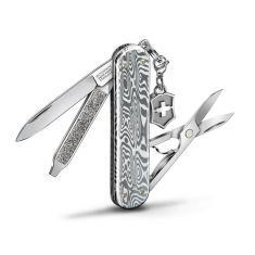 Victorinox Swiss Army Classic SD Brilliant Damast Compact Pocket Knife