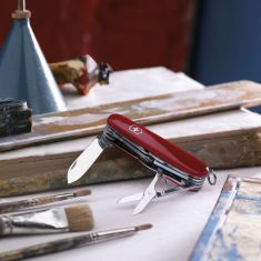 Victorinox Swiss Army Explorer Pocket Knife in Red