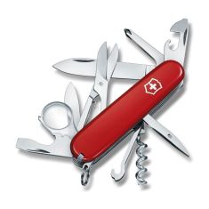 Victorinox Swiss Army Explorer Pocket Knife in Red