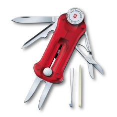 Victorinox Swiss Army Golf Tool in Red Transparent