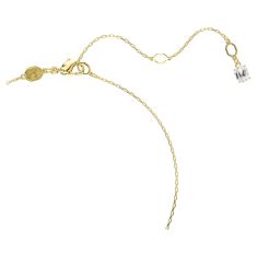 Swarovski Stilla Attract White Zirconia Pendant Necklace, Gold-Tone Plated