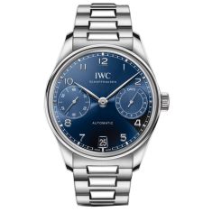 IWC Portugieser Automatic 42 Blue Dial Stainless Steel Watch 42mm - IW501704
