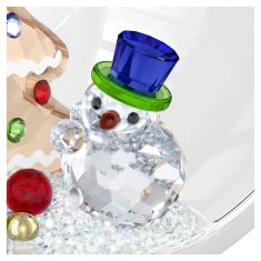 Swarovski Crystal Holiday Cheers Tree and Snowman Ball Ornament