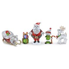 image of Swarovski Crystal Holiday Cheers Santa Story Set with sku:20582466