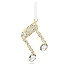 image of Swarovski Crystal Holiday Magic Double Music Note Ornament with sku:20582474