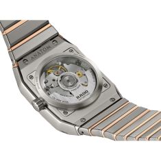 Rado Anatom Automatic Grey-Dial Two-Tone Grey and Rose Gold-Tone Bracelet Watch 32.5mm - R10203102