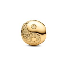 Pandora Textured Yin and Yang Gold-Plated Mini Charm