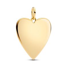 Pandora Engravable Heart Oversized Tag Pendant
