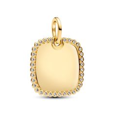 Pandora Engravable Square Tag Pendant