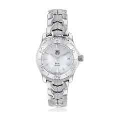 Previously Owned TAG Heuer LINK Quartz Mother-of-Pearl Dial Stainless Steel Watch 32mm - WJ1313.BA0572