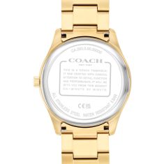COACH Oliver Green Dial Gold-Tone Bracelet Watch 41mm - 14602753