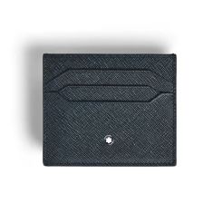 Montblanc Sartorial Card Holder 6cc in Tweed Blue