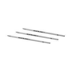 Montblanc 3 Ballpoint Small Refills, Mystery Black - Medium