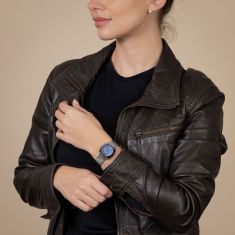 Rado DiaStar Original Automatic Blue Dial Stainless Steel Watch 30mm - R12170343