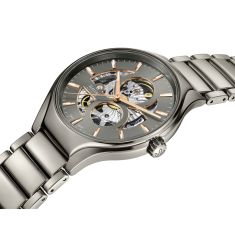 Rado True Round Automatic Open Heart Plasma High-Tech Ceramic Watch 40mm - R27108112