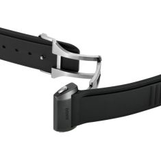 Rado True Square Automatic Skeleton Black Rubber Strap Watch 38mm - R27197169