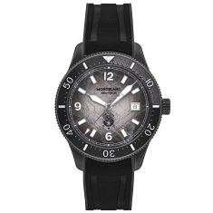 Montblanc Iced Sea Automatic Date 0 Oxygen Black Rubber Strap Watch 41mm - MB134017