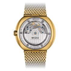 MIDO Commander Icône COSC Chronometer Gold-Tone Dial Milanese Bracelet Watch 42mm - M0316313302100