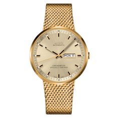 MIDO Commander Icône COSC Chronometer Gold-Tone Dial Milanese Bracelet Watch 42mm - M0316313302100