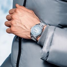 MIDO Multifort M Freeze Blue Gradient Dial Stainless Steel Watch 42mm - M0384301104100