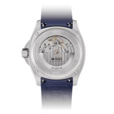 MIDO Multifort TV Big Date Blue Dial Rubber Strap Watch 39.2x40mm - M0495261704100