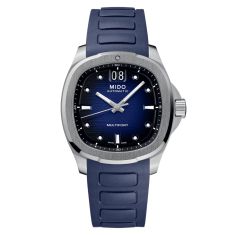 MIDO Multifort TV Big Date Blue Dial Rubber Strap Watch 39.2x40mm - M0495261704100 1