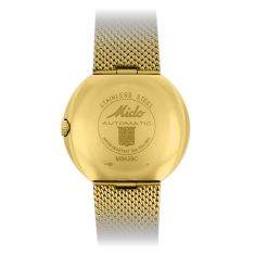 MIDO Commander 1959 Gold-Tone Dial Gold-Tone Milanese Bracelet Watch 37mm - M842932213