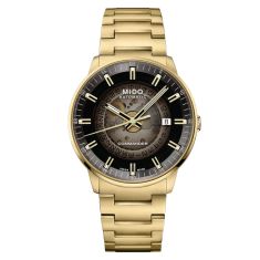 MIDO Commander Gradient Black Transparent Dial Gold-Tone Watch 40mm - M0214073341101 1