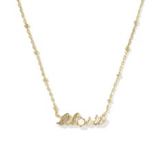 Kendra Scott Lil Sis Short Pendant Necklace, Gold-Plated