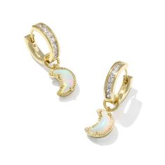 Kendra Scott Moon Convertible Huggie Earrings, Gold-Plated