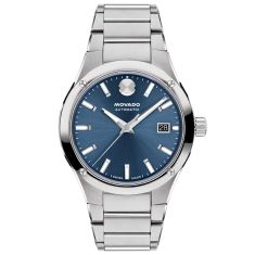 Movado Museum Imperiale Automatic Blue Dial Stainless Steel Watch 40mm - 0608048 1