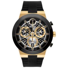 Movado BOLD Fusion Chronograph Black Silicone Strap Watch 44mm - 3601307 1